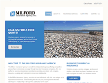 Tablet Screenshot of milfordinsuranceagency.com